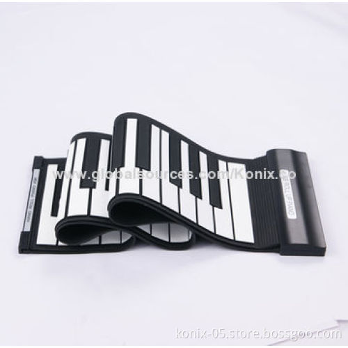 Hot selling silicone digital roll-up piano for kids